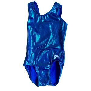 GK Shimmering Blue Girls Leotard